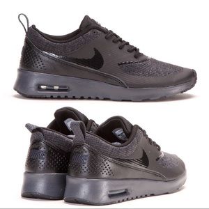•Nike• Wmns Air Max Thea Premium Black Black